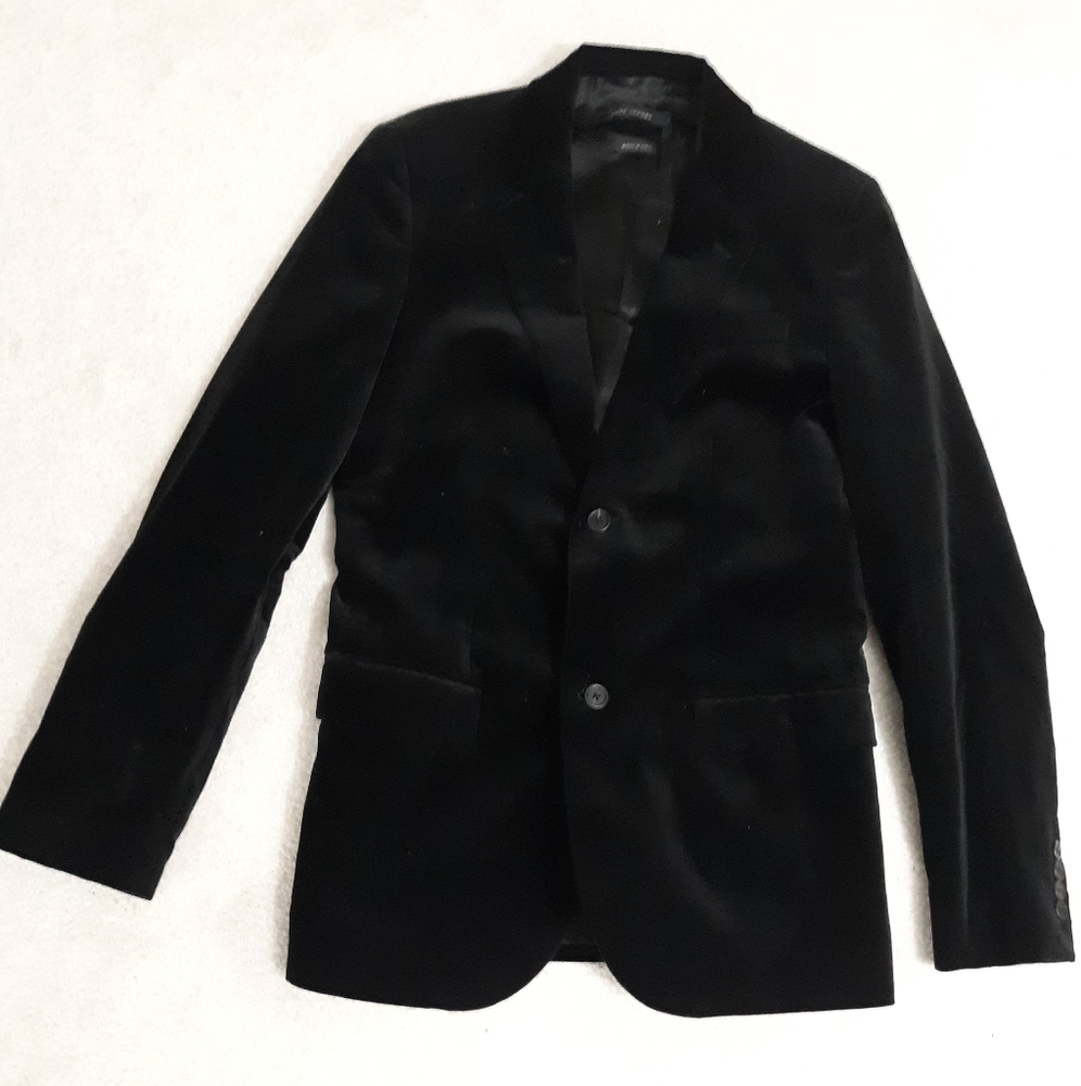 Marc Jacobs Mens Velvet Black Suit